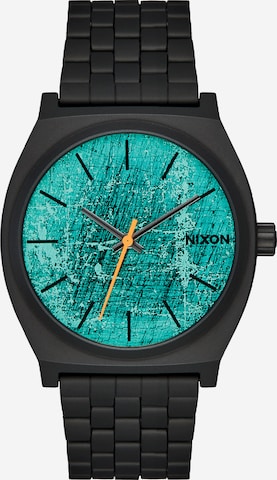 Nixon Analog Watch 'Time Teller' in Black: front