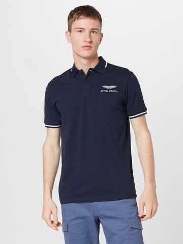 Hackett London - Camiseta en azul: frente
