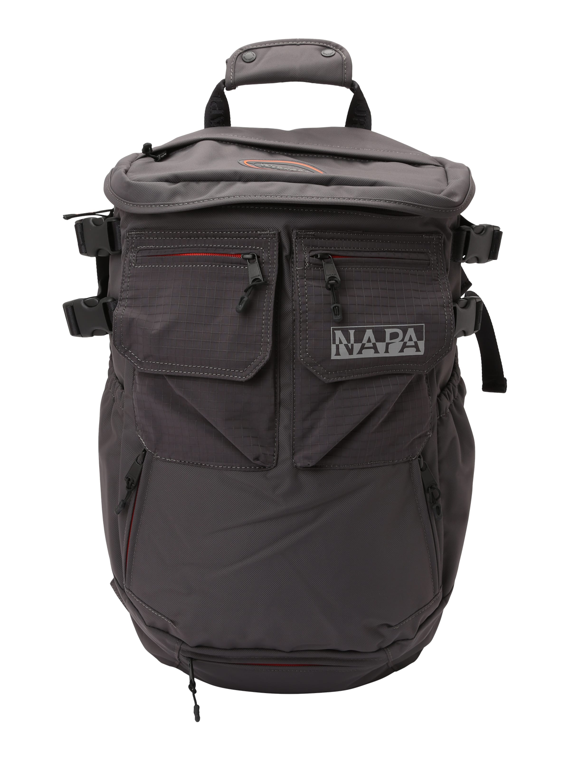 NAPAPIJRI Seljakott &#x27;H-TUSCO&#x27;, värv hall: eest vaates