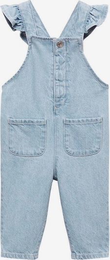 MANGO KIDS Tuinbroek 'Emille' in de kleur Blauw denim, Productweergave