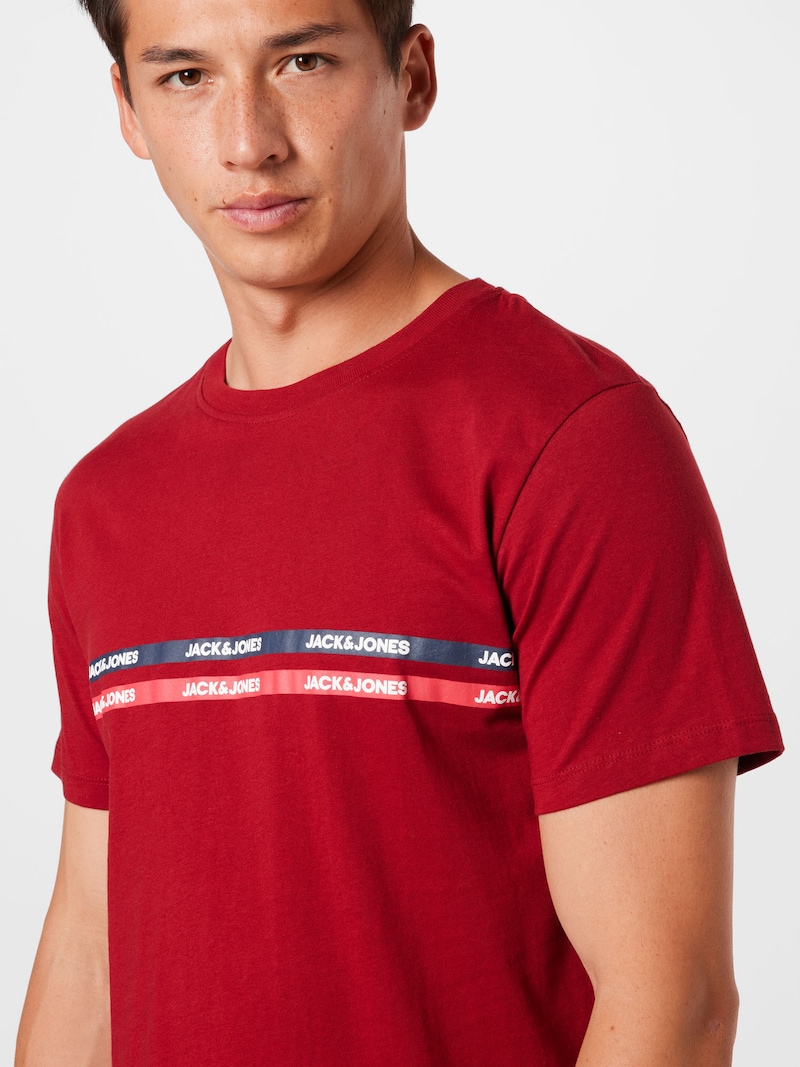 T-shirts JACK & JONES Classic t-shirts Red