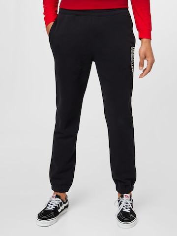 Effilé Pantalon HOLLISTER en noir : devant