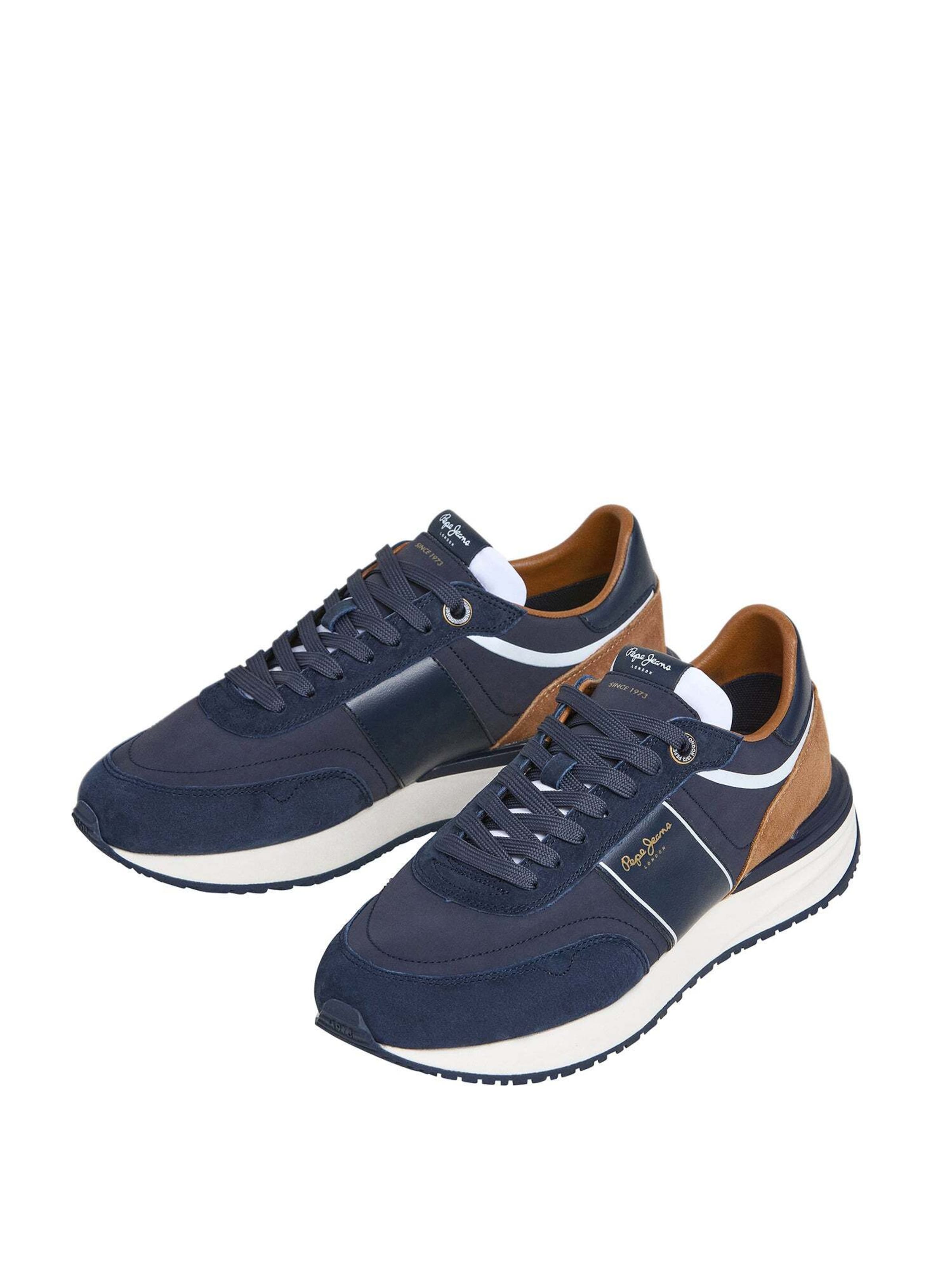 Pepe Jeans Platform trainers 'Buster' in Blue