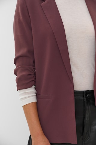 SOAKED IN LUXURY - Blazer 'Shirley' em roxo