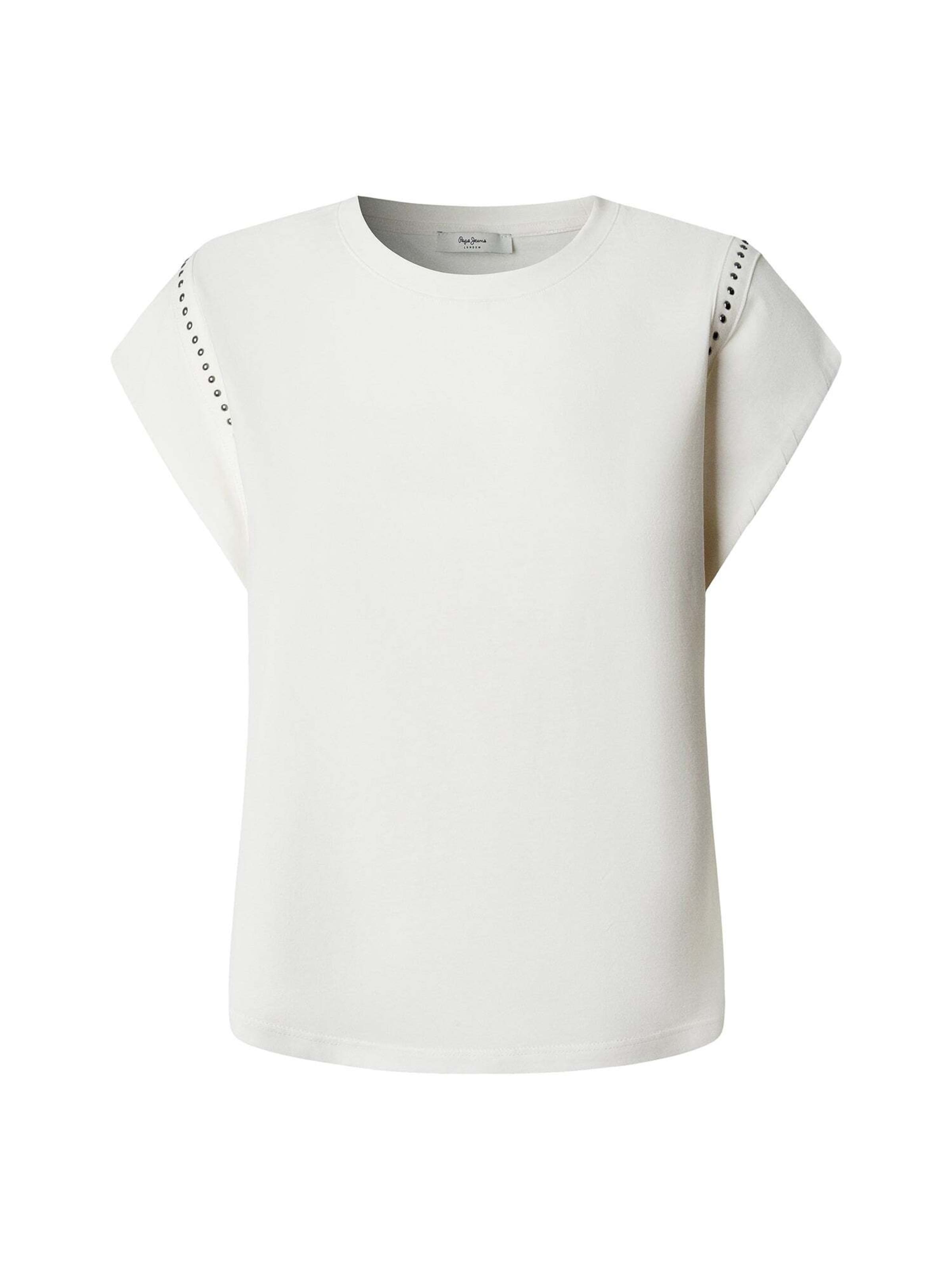 Maglietta ' BRITANY ' di Pepe Jeans in bianco: frontale