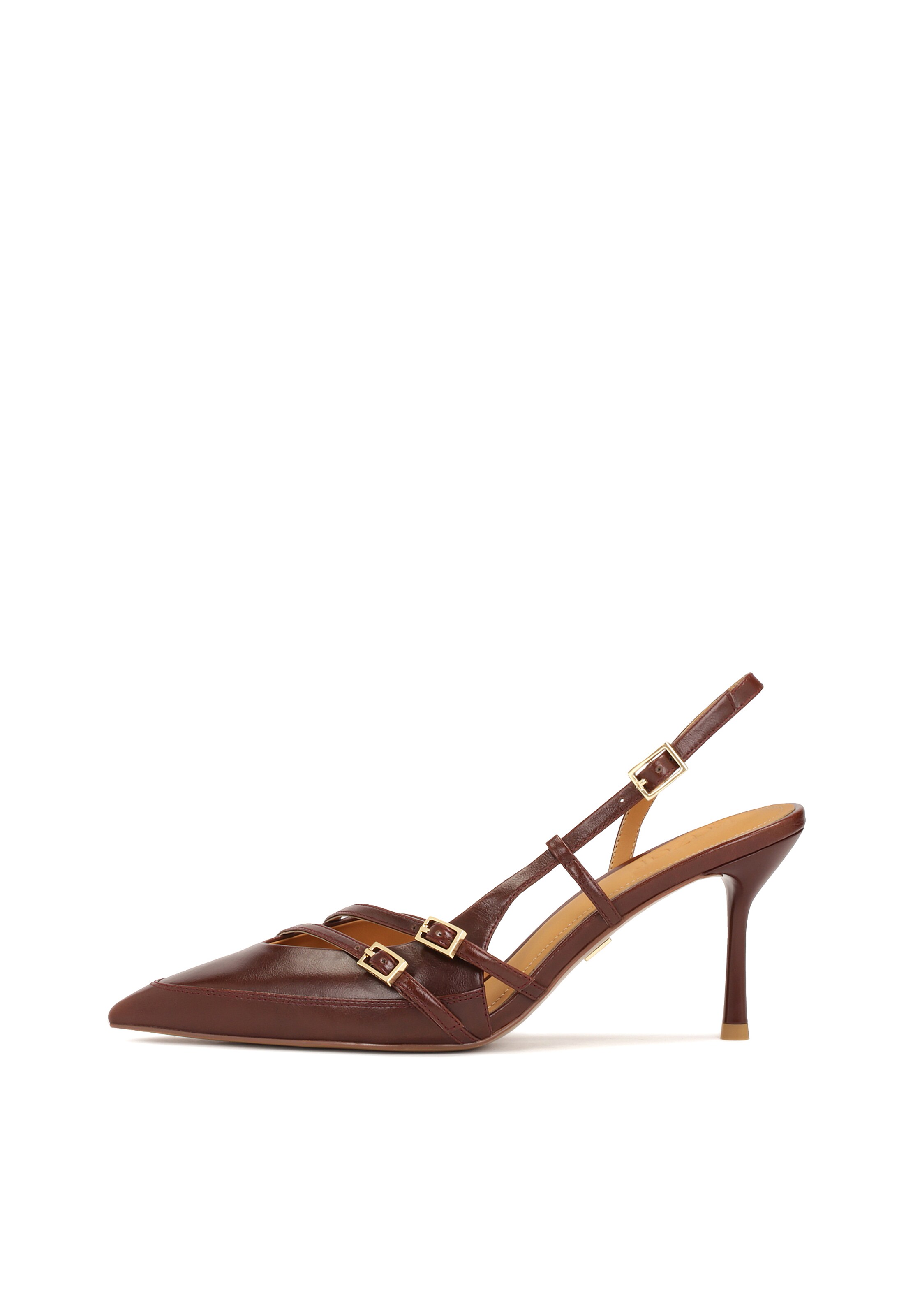 Décolleté di Kazar in marrone: frontale