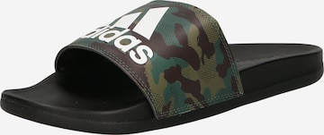 ADIDAS SPORTSWEAR Beach & Pool Shoes 'Adilette' in Black: front