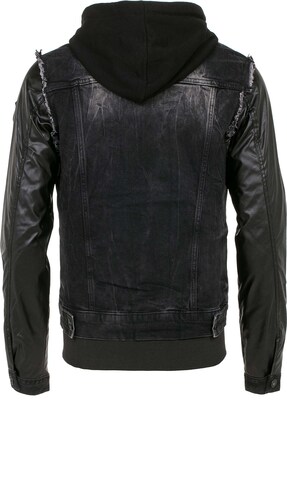 CIPO & BAXX Jeansjacke 'Blox' in Schwarz