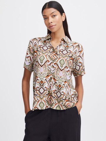 b.young Bluse 'joella' in Beige: Vorderseite