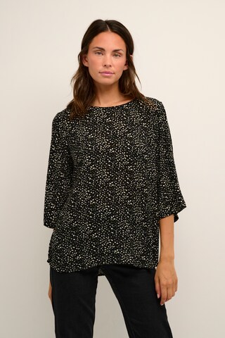 Kaffe Blouse 'Pelina' in Zwart: voorkant