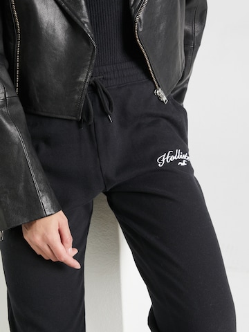 Effilé Pantalon HOLLISTER en noir