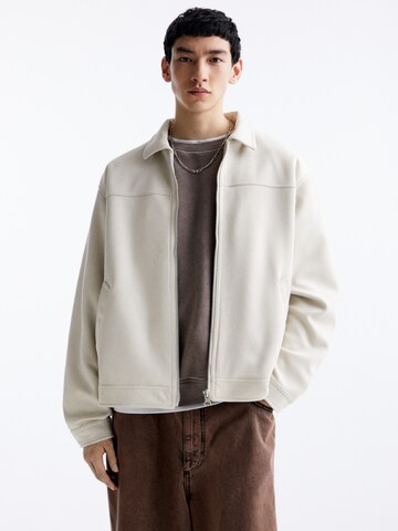 Pull&Bear Tussenjas in Beige: voorkant