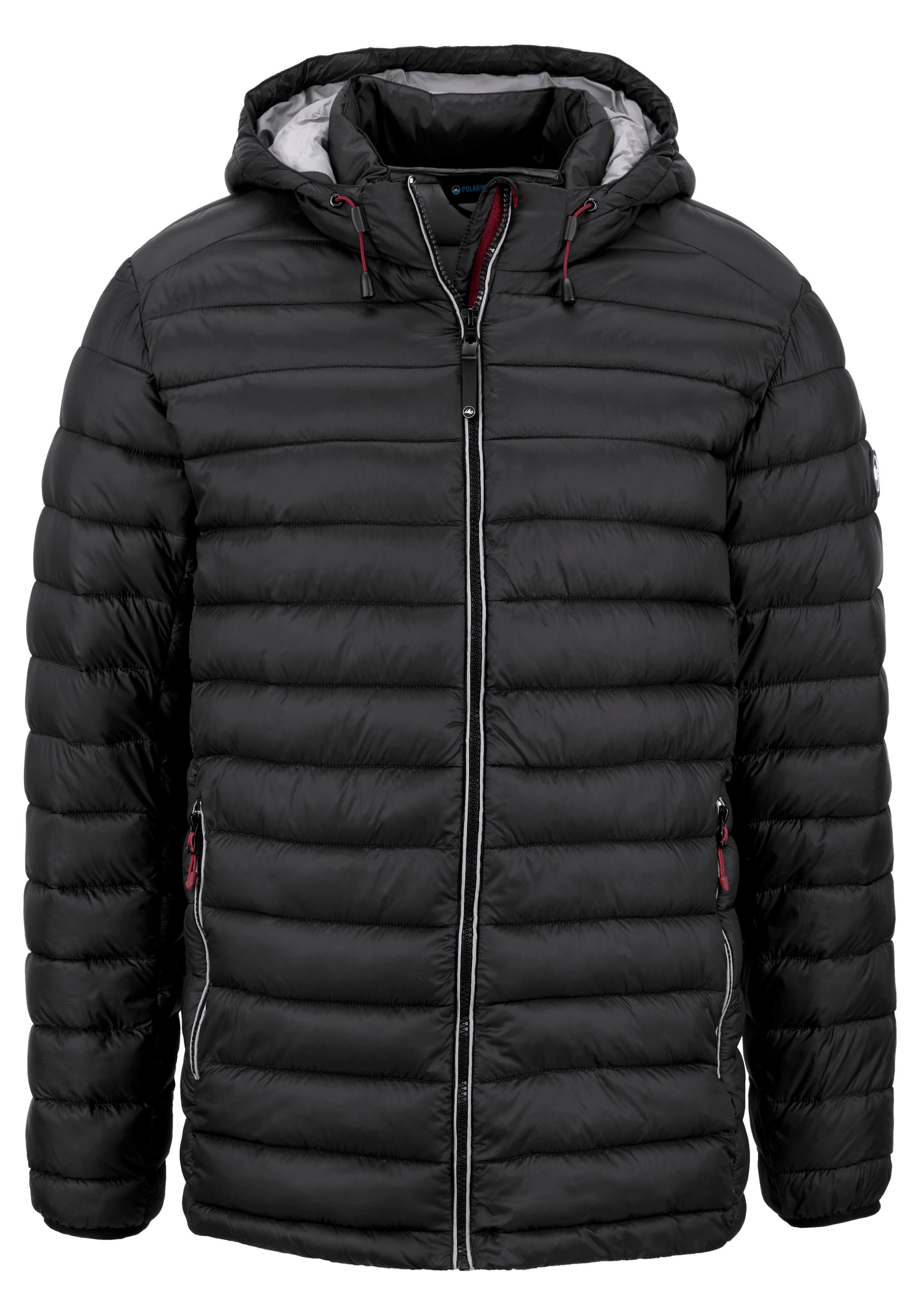 POLARINO Winter Jacket in Black: front