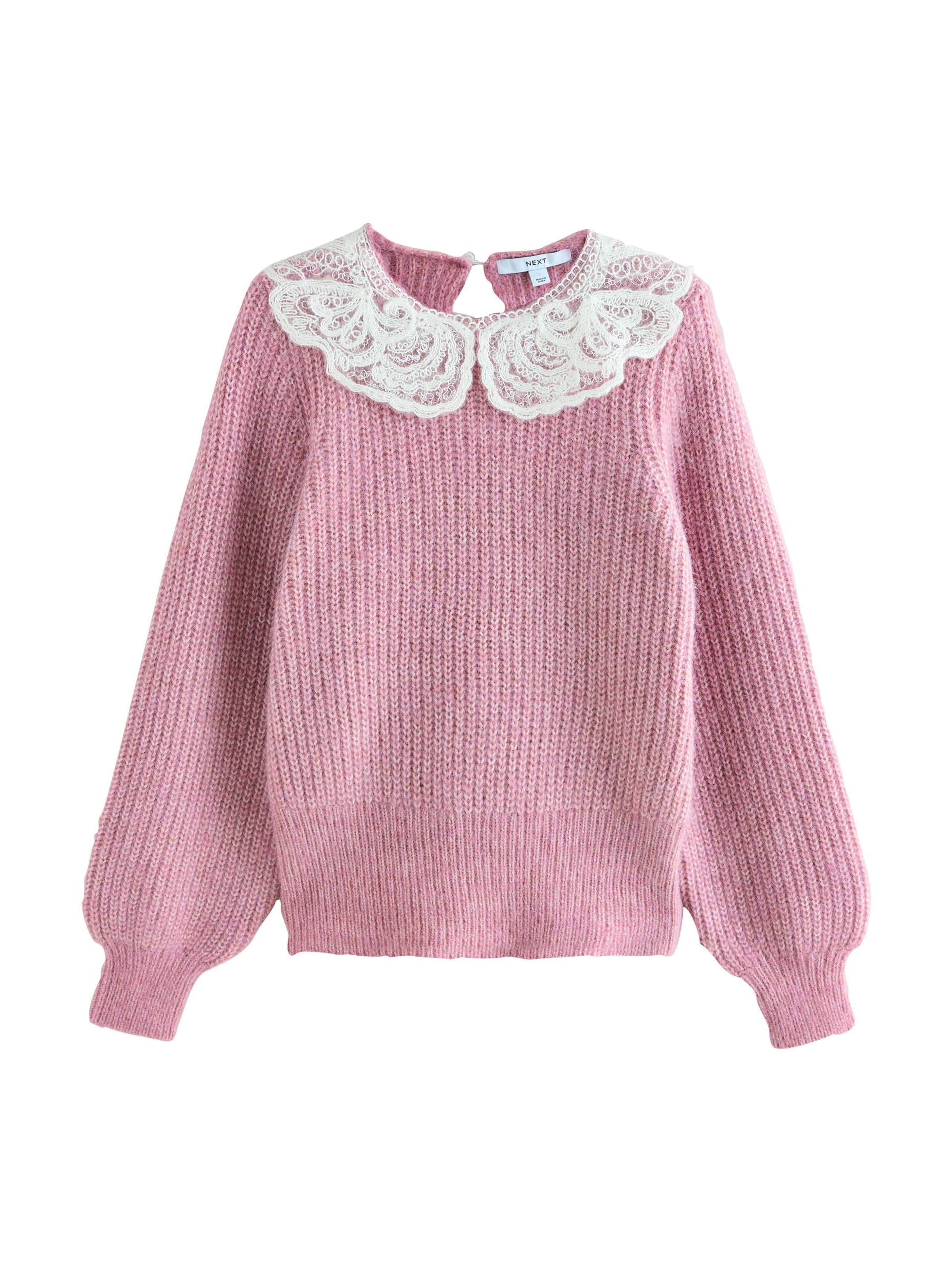 Next Пуловер в розово: отпред