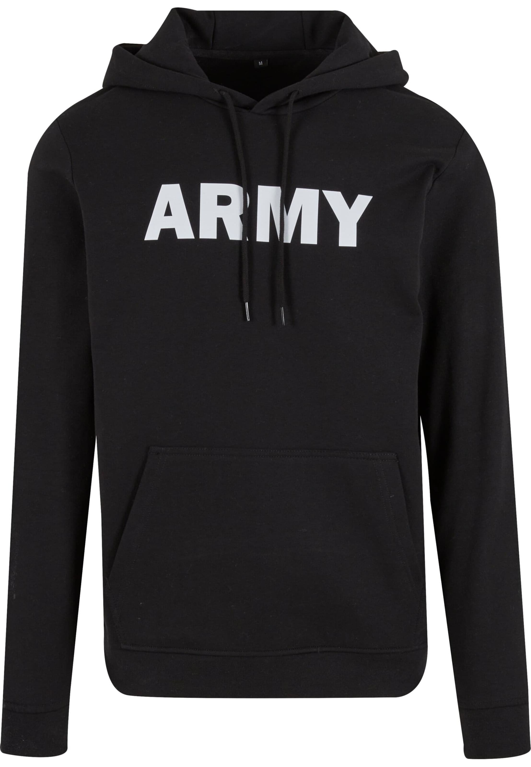 Sweat-shirt 'Army' Brandit en noir : devant
