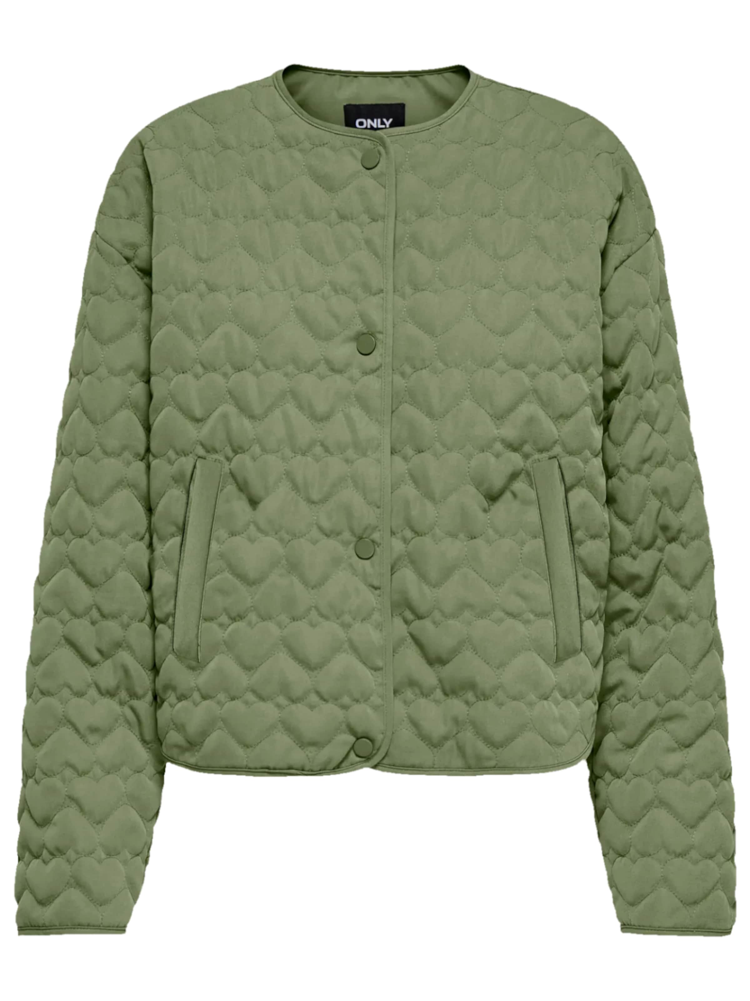 ONLY Between-Season Jacket 'Heart' in mottled green, Item view