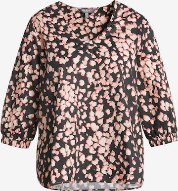 Ulla Popken Blouse in Zwart: voorkant