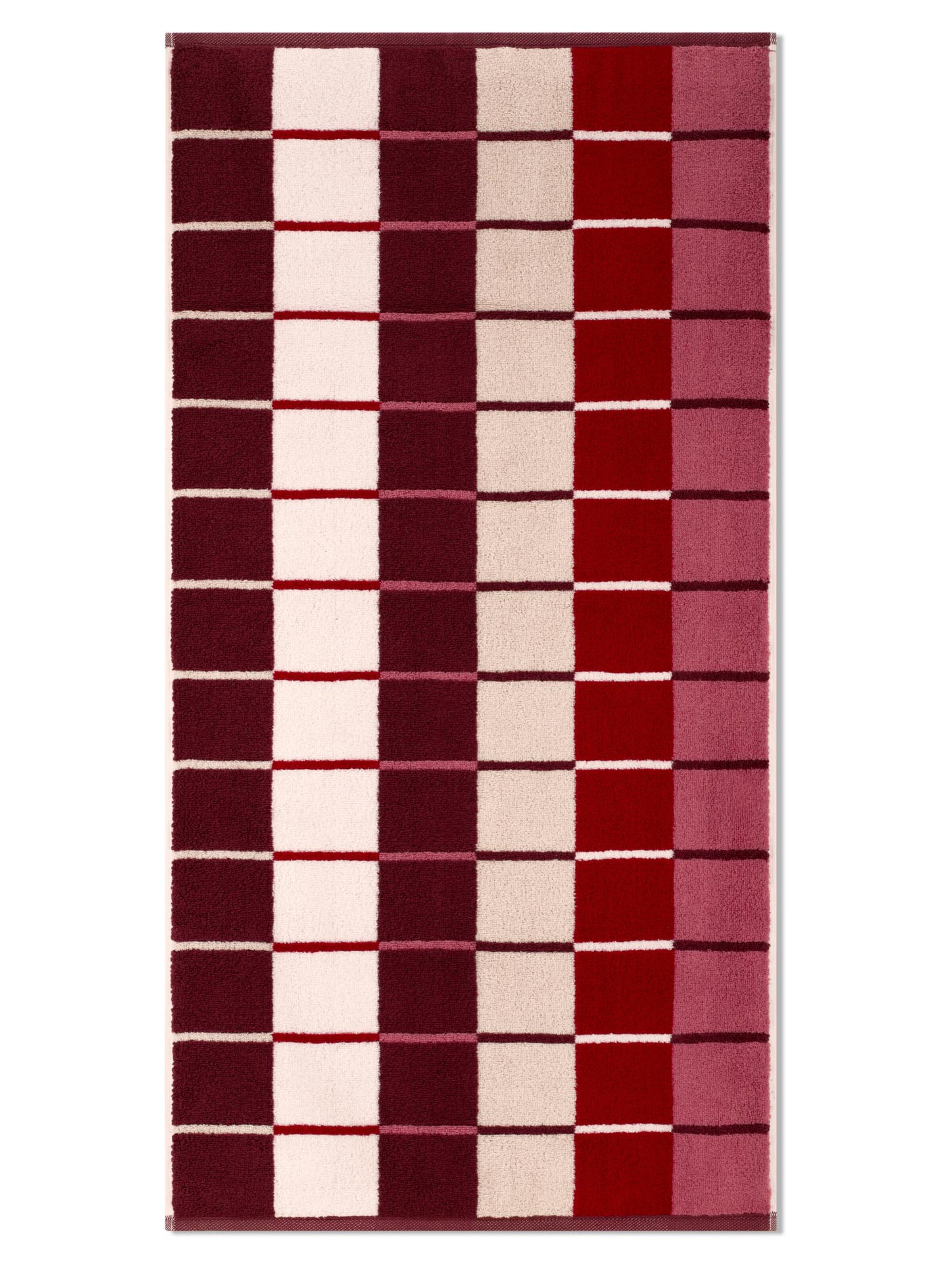 ROSS Towel 'Three Stars' in Red