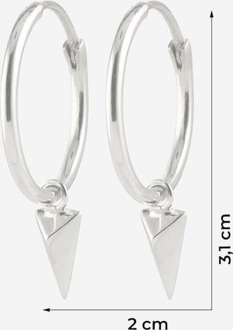 ELLI Earrings 'Dreieck' in Silver