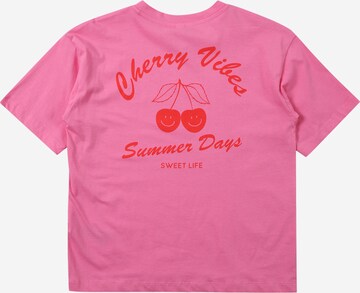 Vero Moda Girl Tričko 'CHERRY' – pink