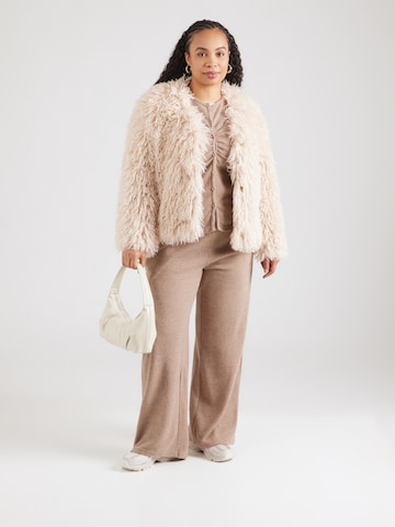 ONLY Carmakoma Широкий Штаны 'CARPAOLA' в Коричневый