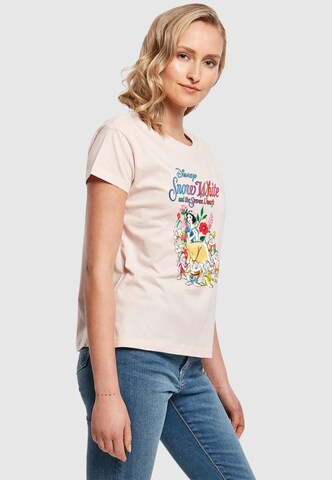 ABSOLUTE CULT Shirt 'Snow White - Seven Dwarfs' in Pink