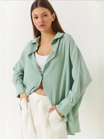 Bianco Lucci Bluza | zelena barva: sprednja stran