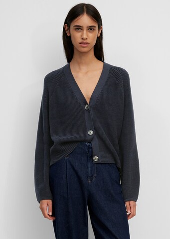 Marc O'Polo DENIM Knit Cardigan in Blue: front