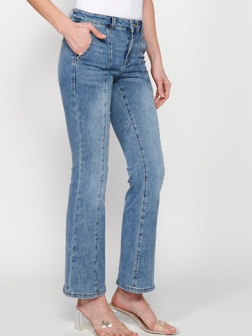 Regular Jeans de la KOROSHI pe albastru: față