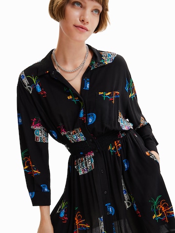 Rochie tip bluză 'DRESDE' de la Desigual pe negru