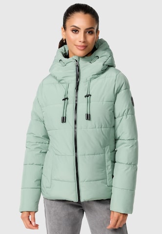 Veste d’hiver MARIKOO en vert : devant