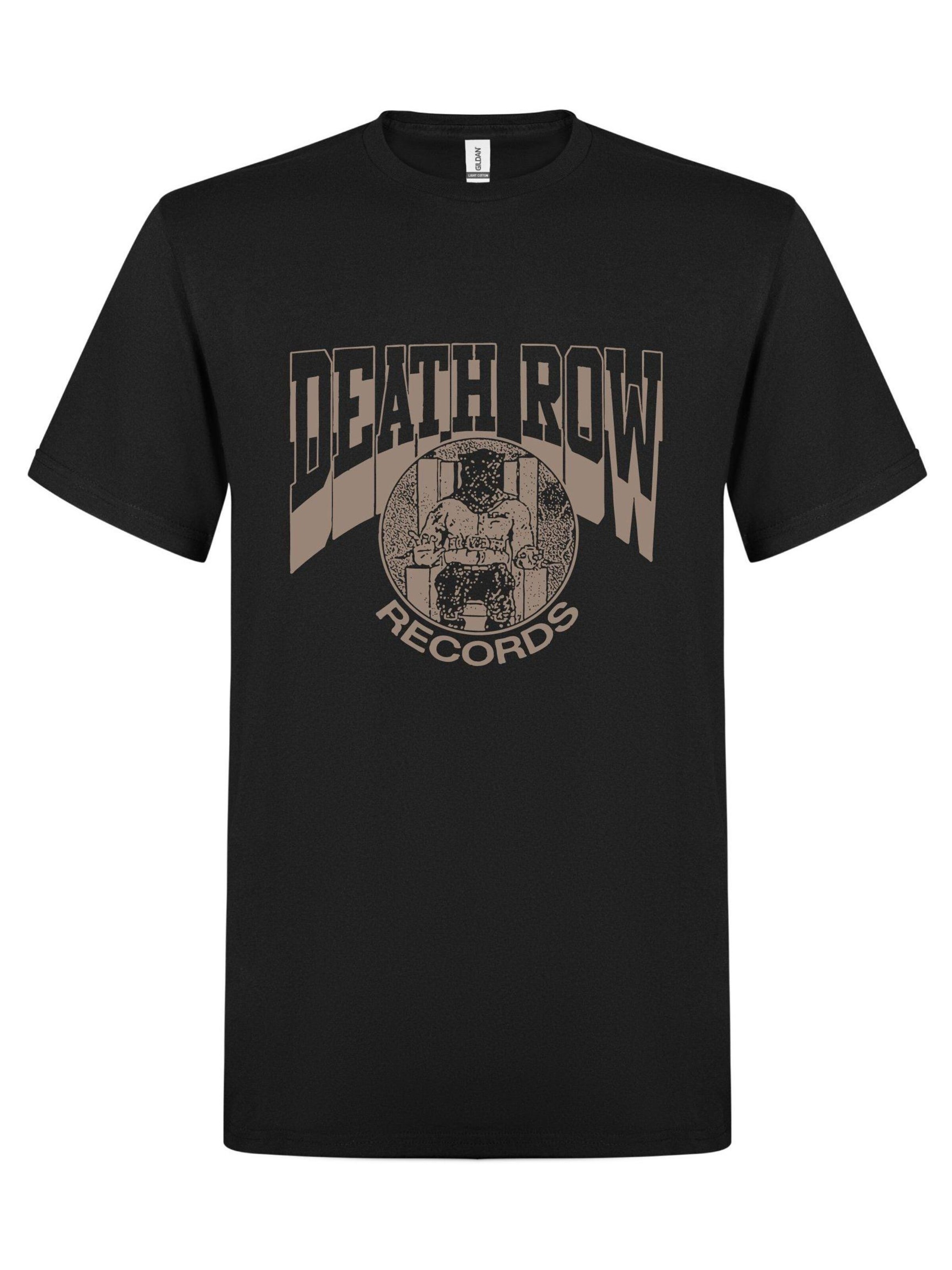 Maglietta 'Death Row Records Logo T-Shirt' di Rockshirts in nero: frontale