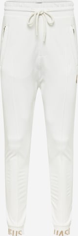 Elias Rumelis Tapered Trousers in White: front