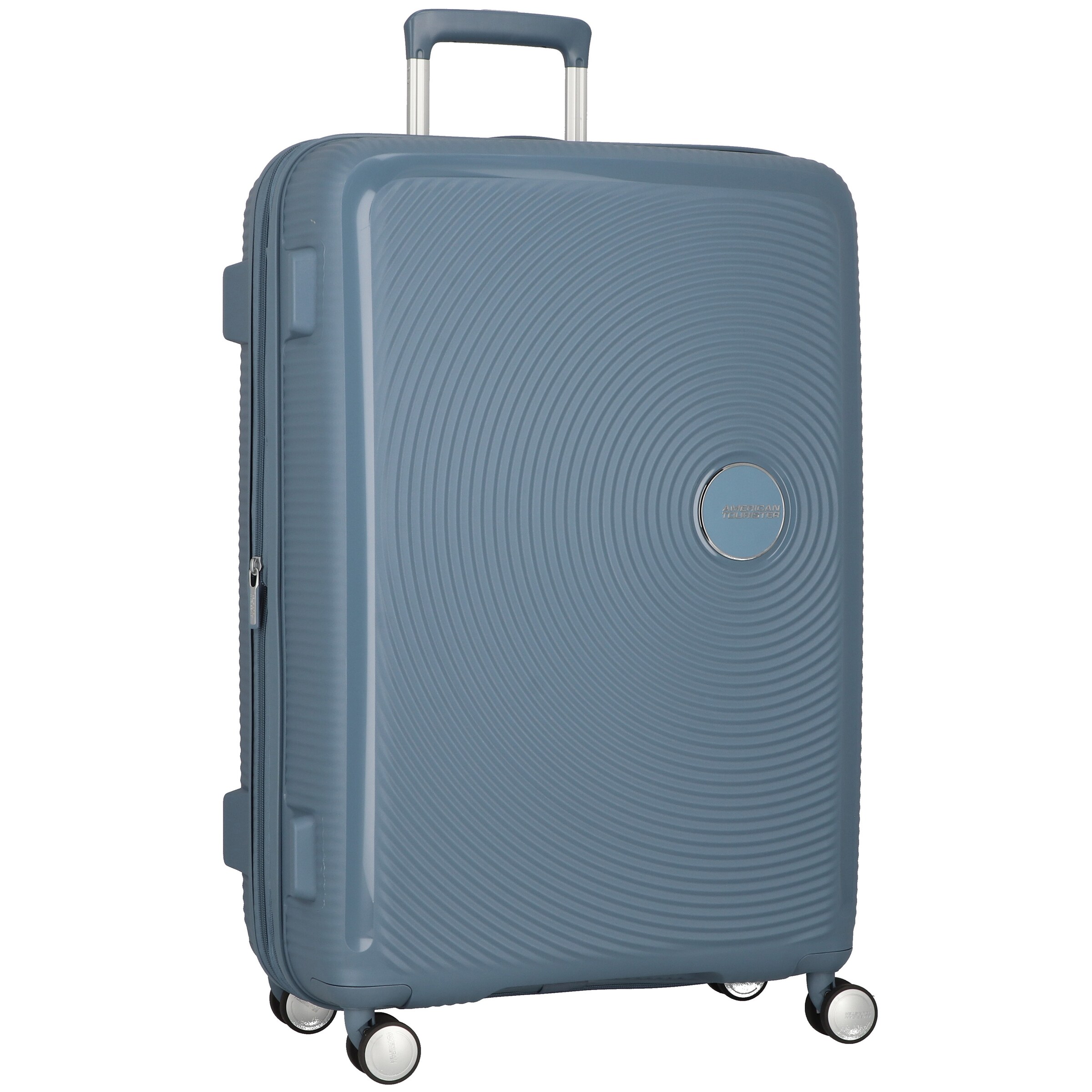 American Tourister Trolley 'Soundbox' in Blauw