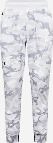 UNDER ARMOUR Sportbroek 'UNSTOPPABLE' in Grijs: voorkant