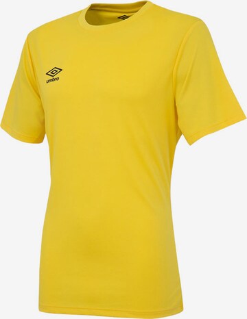 UMBRO Functioneel shirt in Geel: voorkant