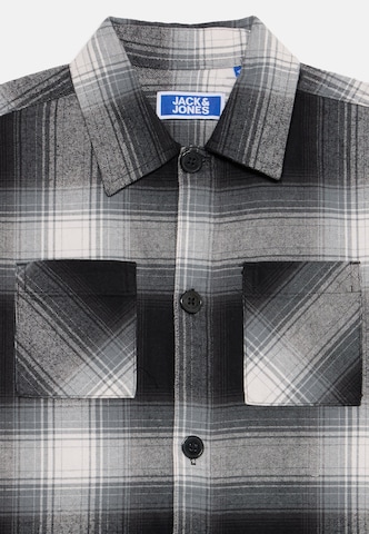 Jack & Jones Junior Comfort fit Button up shirt 'JJEJACKSON' in Grey