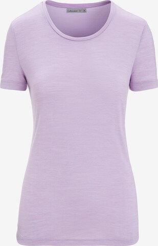 ICEBREAKER Shirt 'Sphere II' in Purple: front