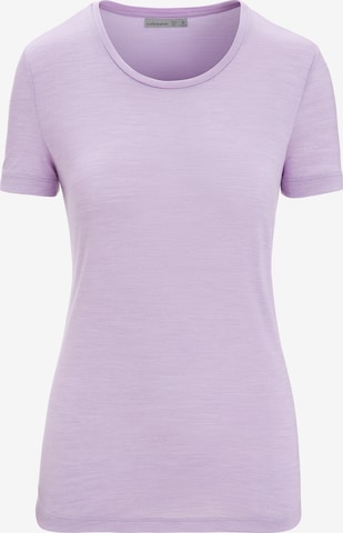 ICEBREAKER - Camisa 'Sphere II' em roxo: frente