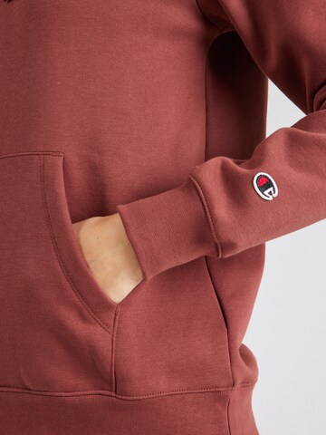Felpa di Champion Authentic Athletic Apparel in marrone