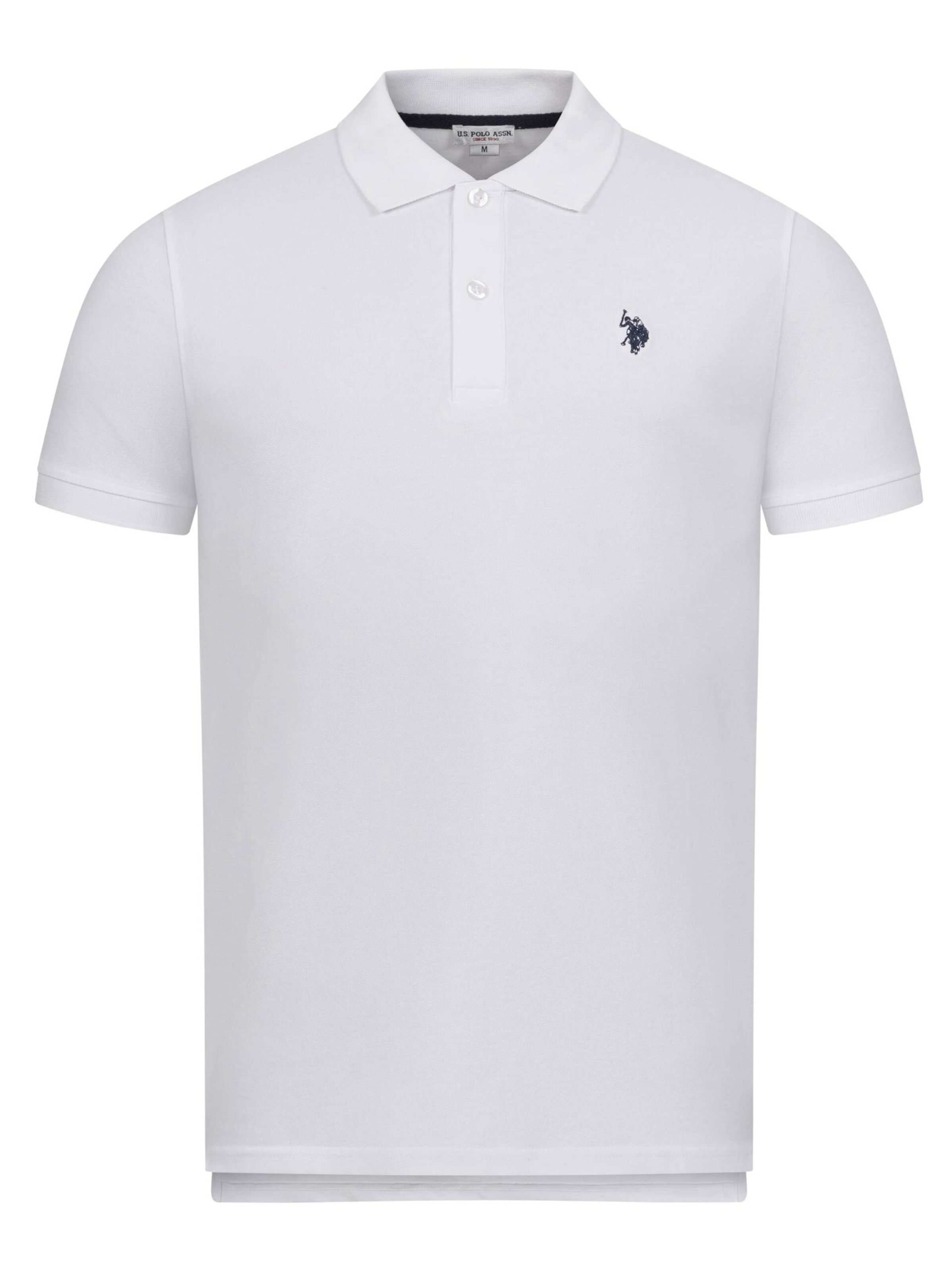 U.S. POLO ASSN. Poloshirt in Weiß: Vorderseite