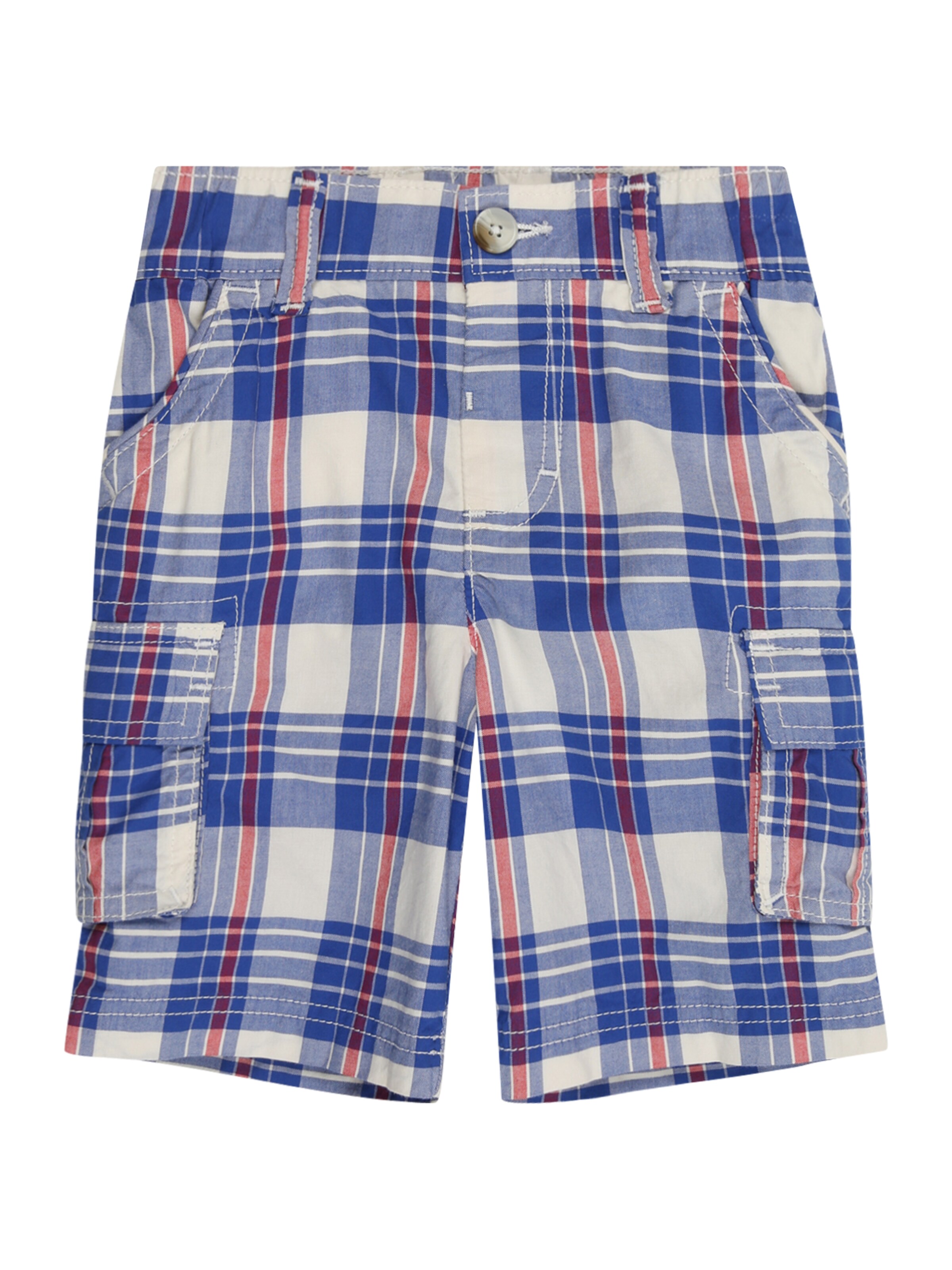 Regular Pantaloni de la GAP pe albastru: față