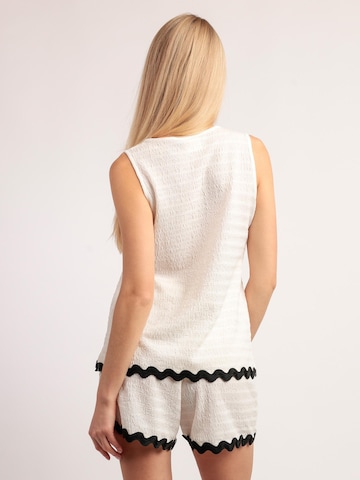 admas - Pijama 'ADMAS LUXURY Pijama Sin mangas Luxe Waves para Mujer' en beige