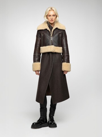 VESPUCCI BY VSP Winter Jacket 'Mari' in Brown