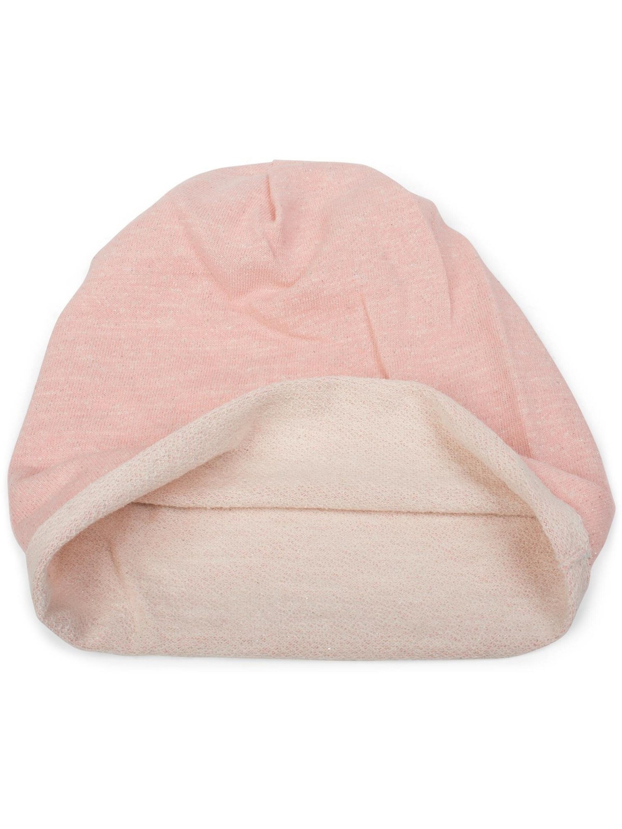 styleBREAKER Mütze 'Beanie Mütze mit All Over Glitzer'‌ in Pink