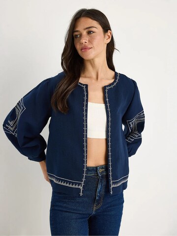 Veste mi-saison Bianco Lucci en bleu