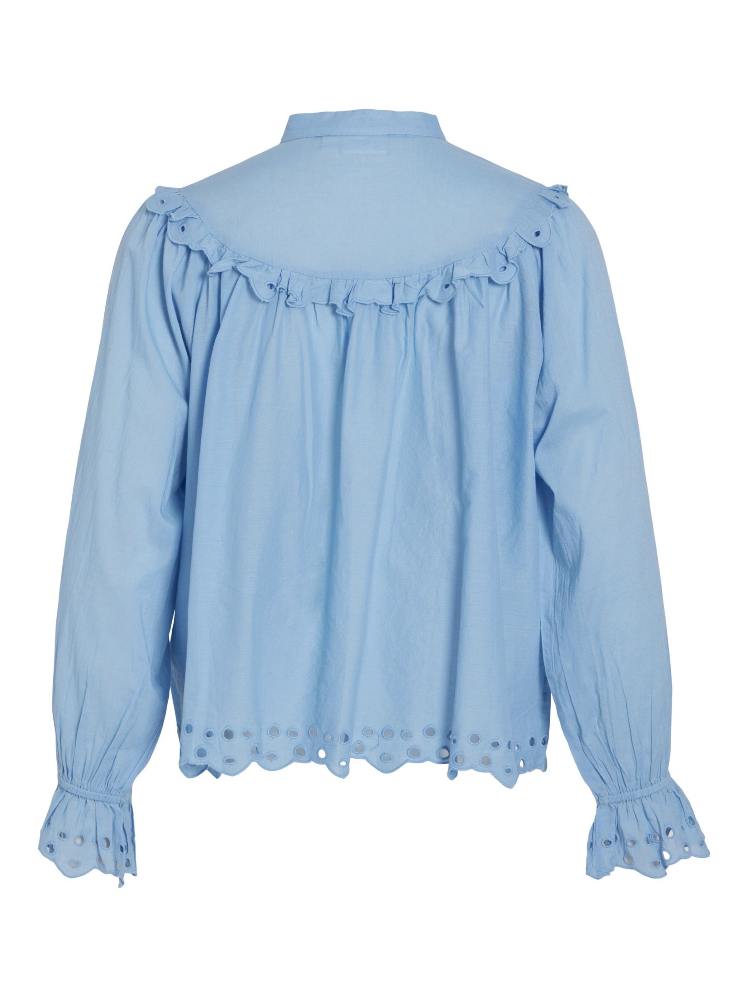 VILA Blouse in Blauw