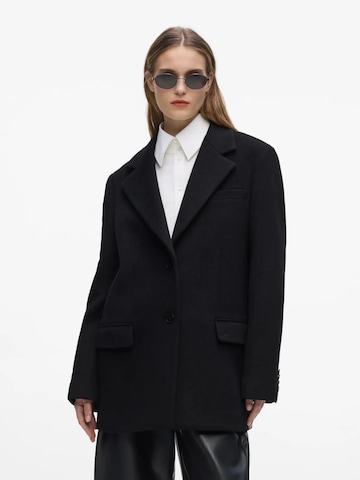Karl Lagerfeld - Abrigo de entretiempo en negro: frente