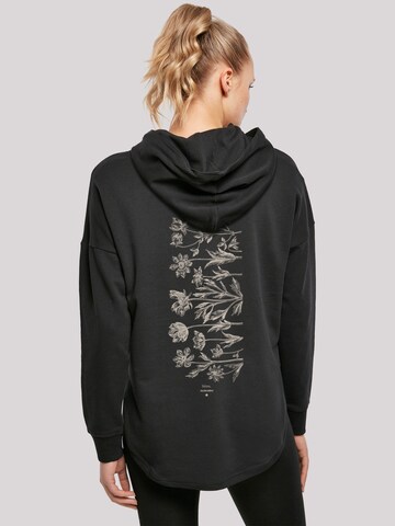 F4NT4STIC Sweatshirt 'Blumen' in Zwart: voorkant