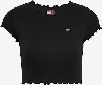T-shirt Tommy Jeans en noir : devant